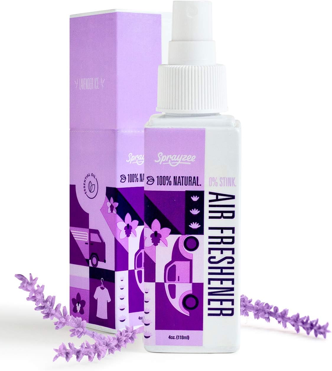 100 Natural Lavender Air Freshener Spray Therapeutic