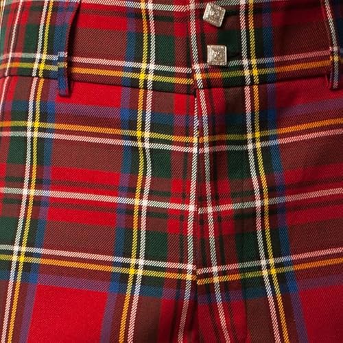 BRAW CLANS TARTANS Tartan Trews Royal Stewart & Black Watch – Tour de taille 76,2 - 127 cm – Longueurs courtes, régulières et longues – Pantalon écossais Highland en polyviscose, Royal Stewart., 40W BRAW CLANS TARTANS Tartan Trews Royal Stewart & Black Watch – Tour de taille 76,2 - 127 cm – Longueurs courtes, régulières et longues – Pantalon écossais Highland en polyviscose, Royal Stewart., 40W