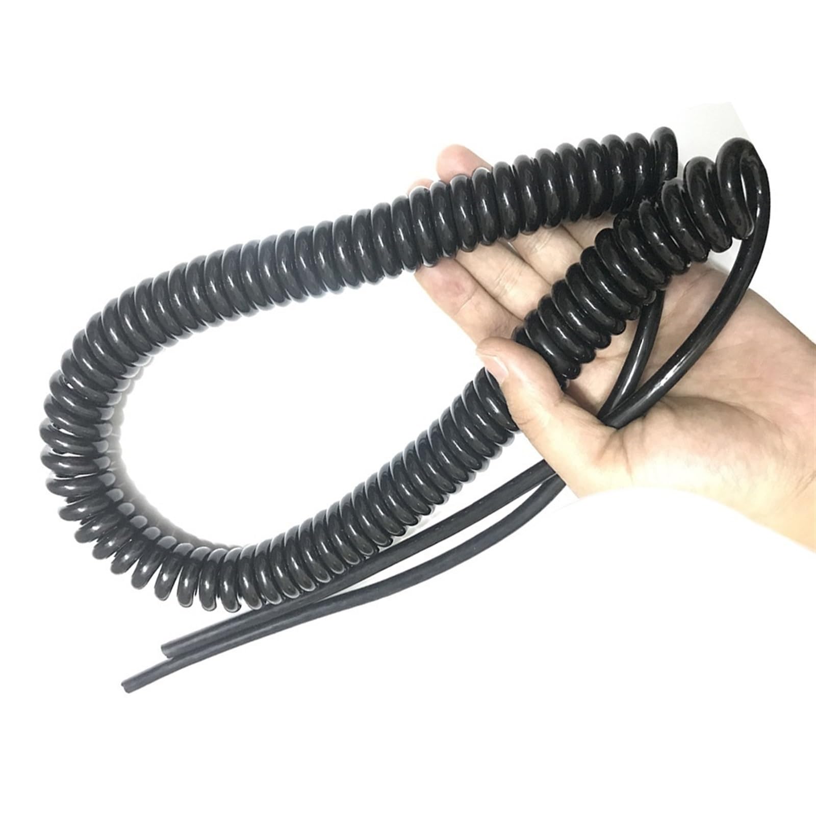 Cable Cord Spring Spiral Cable Electronic Handwheel Wire 12 Core 13 Core Encoder Wire CNC Machine Multi-core Shielded Cable Spiral Extension (Size : Undraw 2.5meter, Color : 13core 0.15mm)