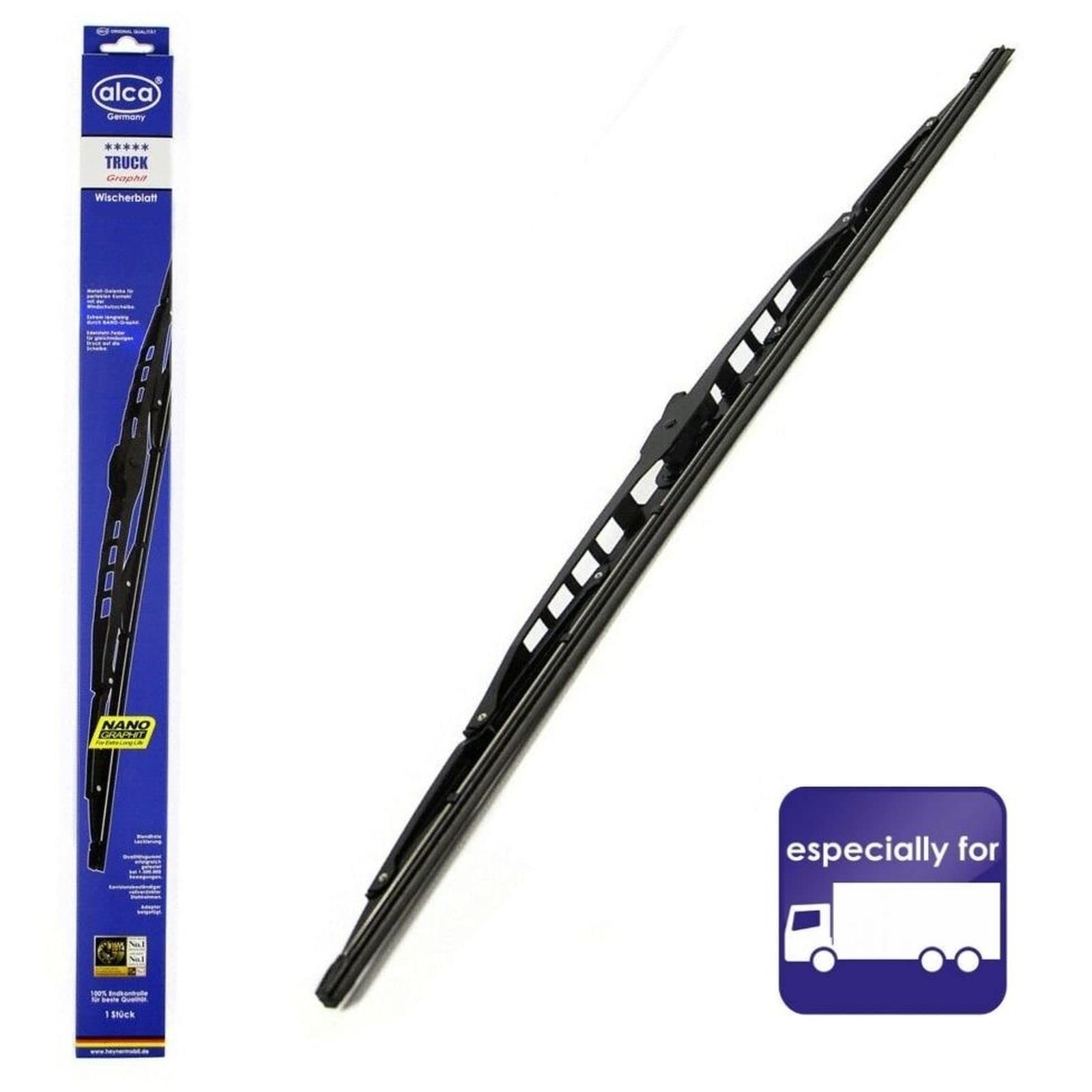 Alca Germany Set Spazzole Tergicristallo Universali | Anteriori 650mm E 560mm Con Gancio A U | Per Mercedes Classe A (1997-2004) E Altre Auto