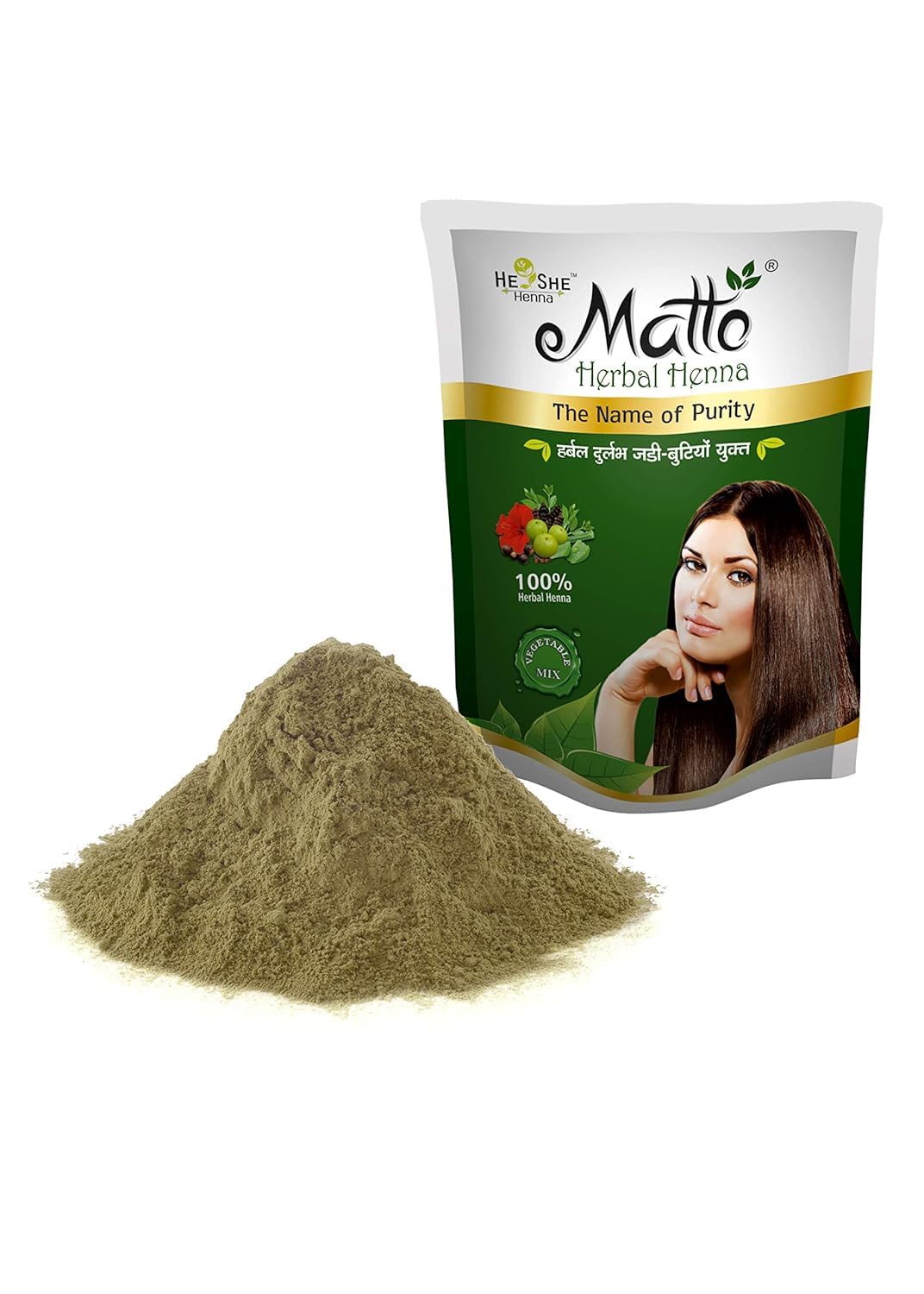 Matto Herbal Natural and Pure Indigo Powder | Indigofera tinctoria, Herbal Henna Powder with Amla Powder | Indian Gooseberry for Hair care - (100g*3=300g) Combo-picture-36