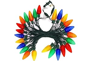 C9 Christmas Lights Outdoor String Lights Multicolor Commercial Grade Holiday