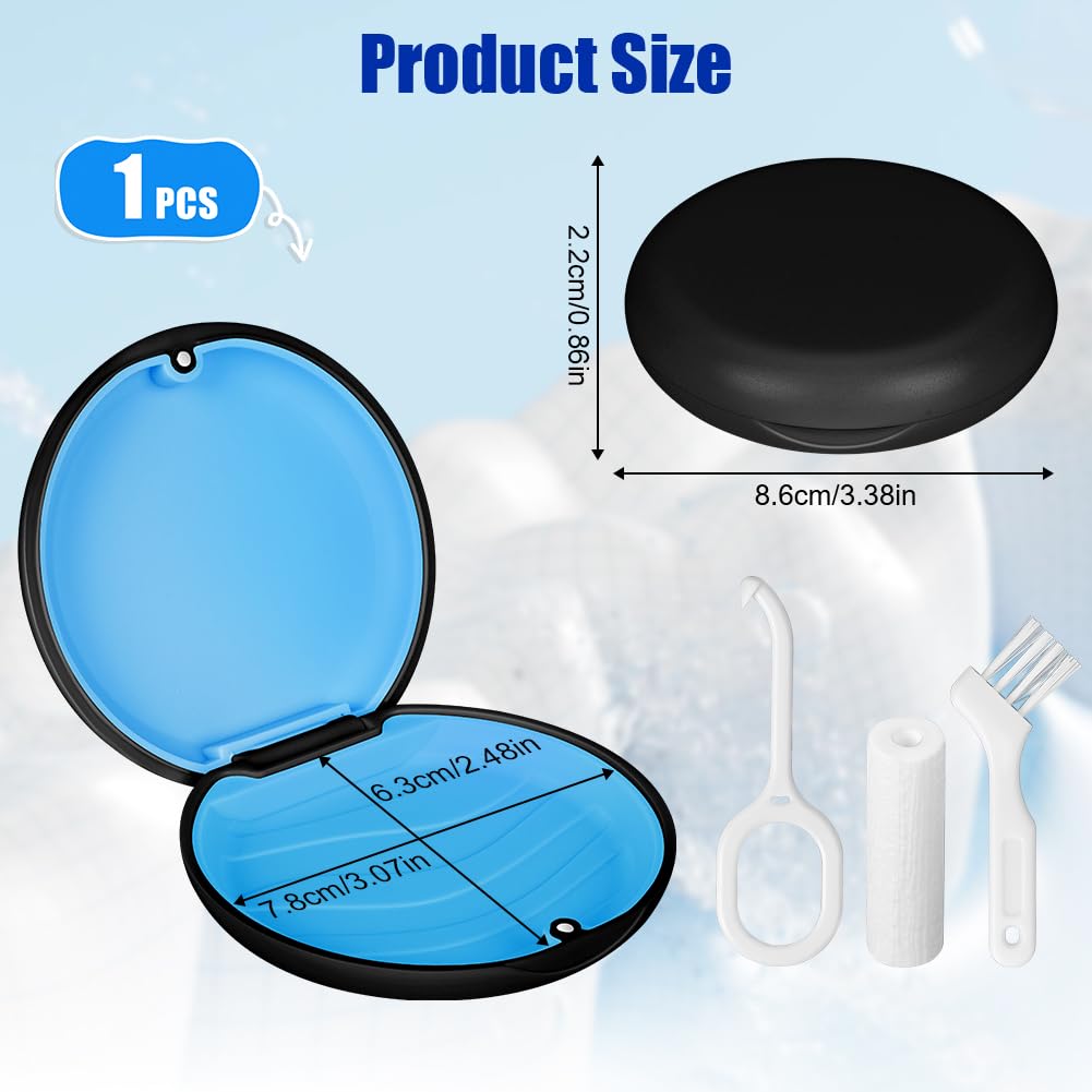 Flintronic Caja Férula Dental Ortodoncia Almacenamiento Funda Alineadores Aparatos Dentales Resistente Fácil Limpiar 2 Herramientas