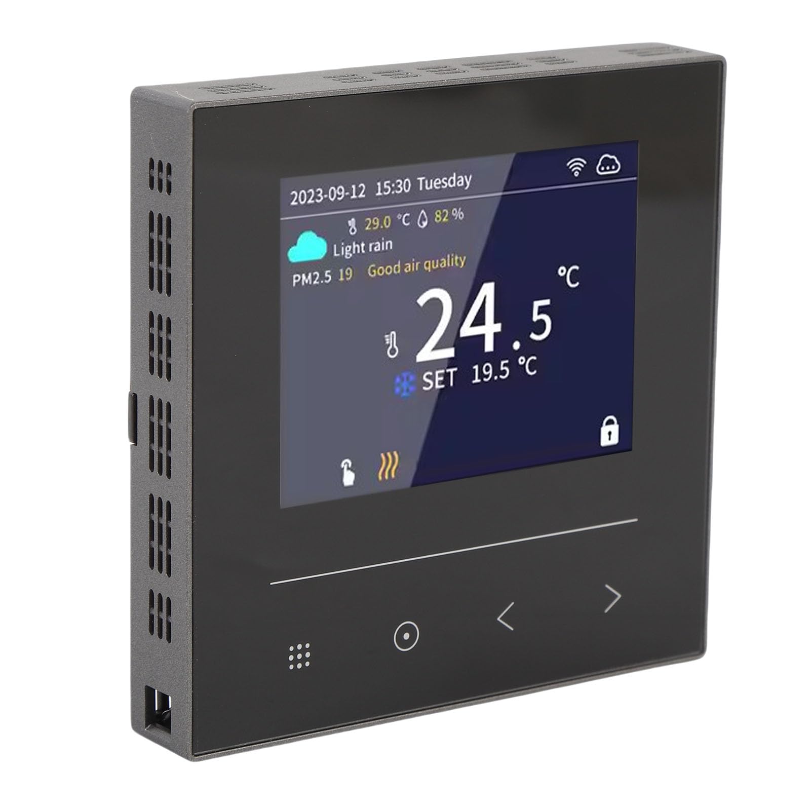 Diyeeni Inteligentny Termostat z aplikacją WiFi, Kolorowy Wyświetlacz LCD