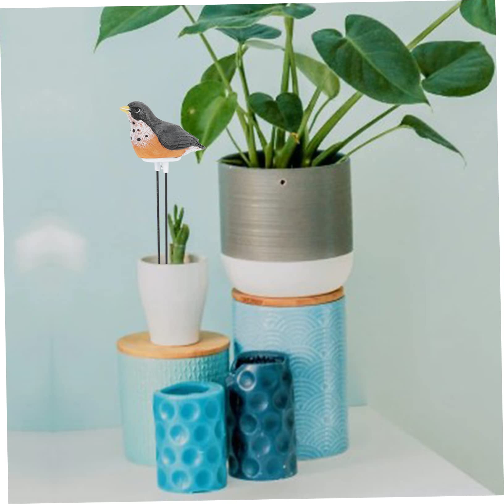 Toddmomy 2 Pezzi Sensore Umidità per Piante Forma Allarme Irrigazione per Controllo Umidità Del per Giardinaggio Indoor e Outdoor