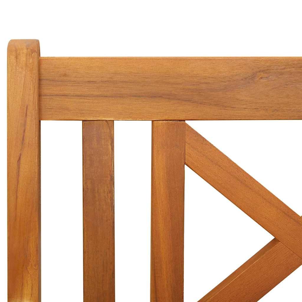 Ławka ogrodowa naturalna 150 x 56 x 90 cm lite drewno akacjowe