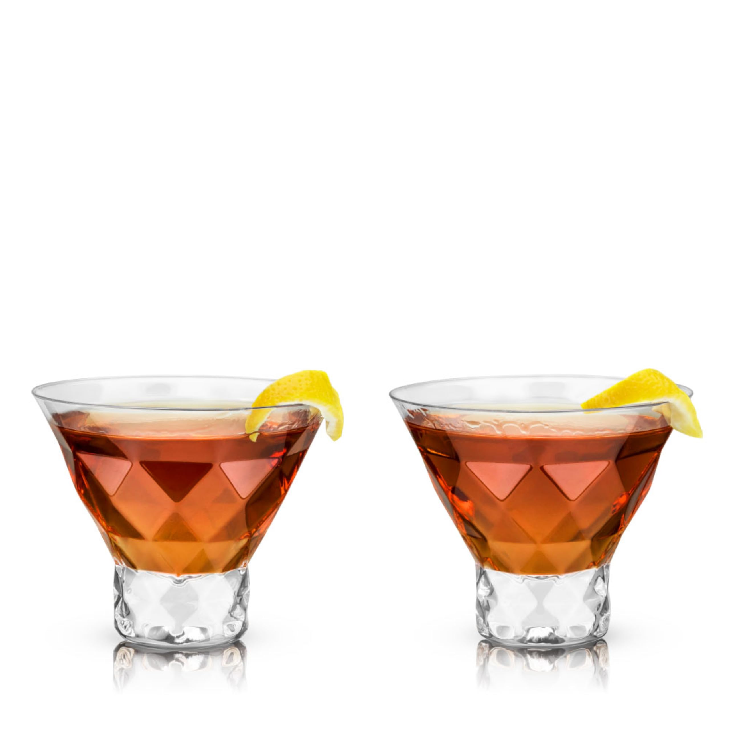 Raye Gem Crystal Martini Gl, Set of 2