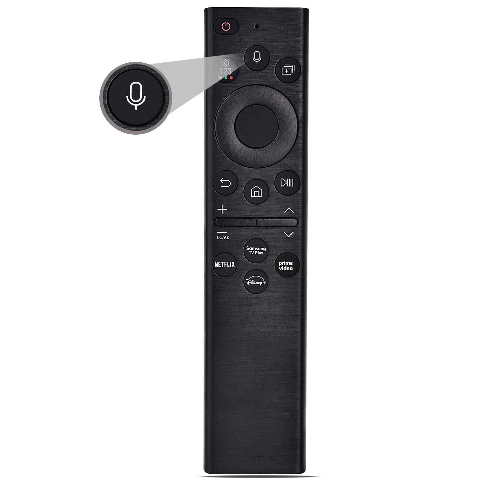 Voice Remote for Samsung Smart TV,Replacement Control for Frame TV,for All 2019 to 2025 Samsung Crystal/UHD/QLED/NEO QLED/ 4K 8K Smart TVs,No Solarcell,BN59-01385A,2 Year Warranty