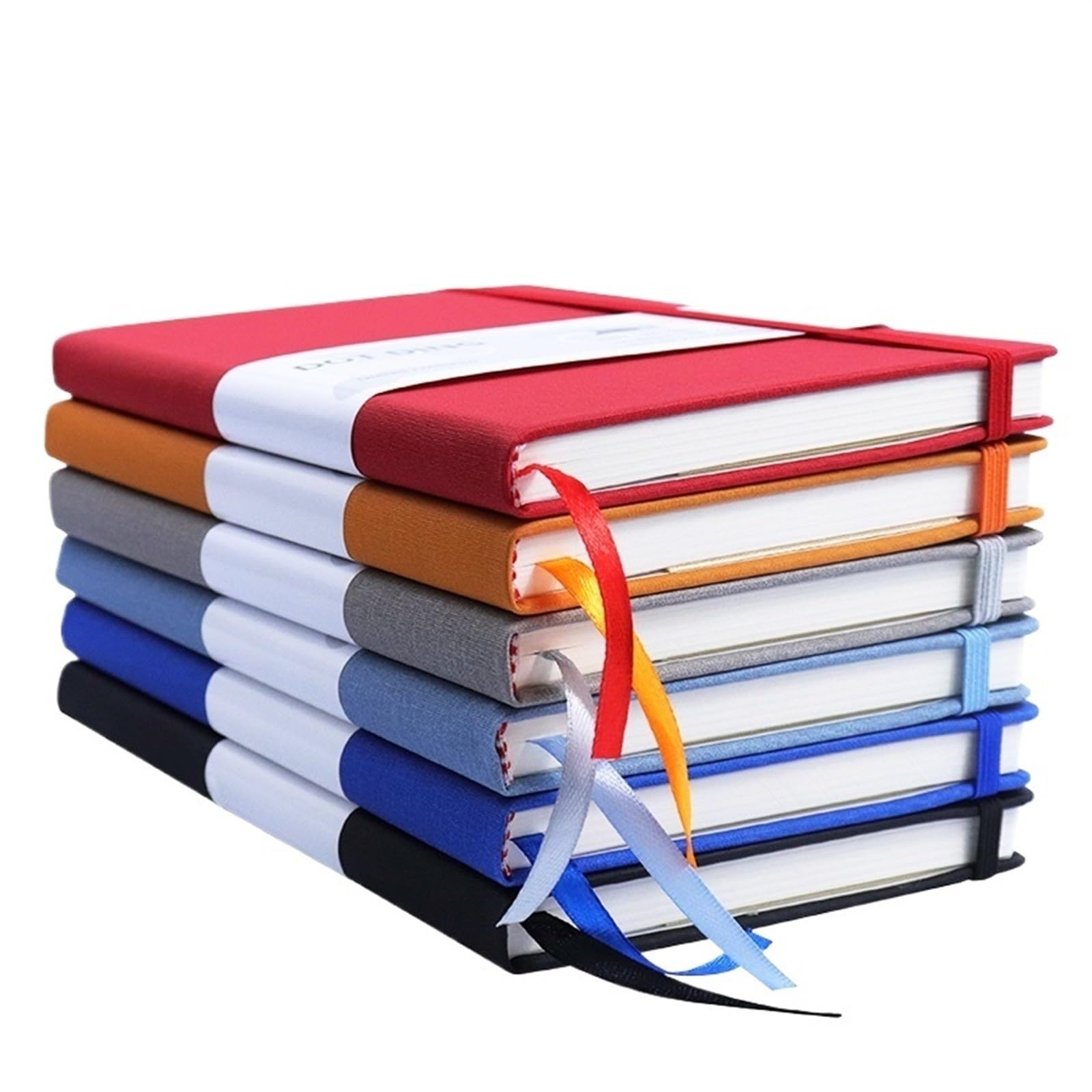 Notizbuch Softcover Gepunktete Notizbücher im A5-Format, Softcover, Notizblock, Tagebuch, Wochenplaner, Briefpapier for Schüler, Schule, Bürobedarf(Red)
