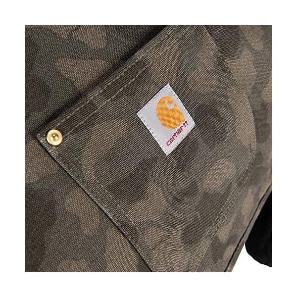 Carhartt firm duck insulated dog chore coat, duck camo tarmac, x-large - image 4