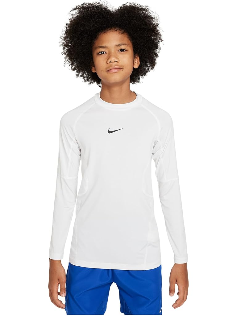 Black Nike Pro Dri-fit Long Sleeve Top (Little Kid/Big Kid)