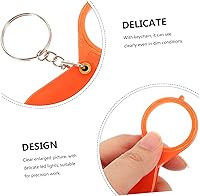 Vista 7 de STOBOK Lupa plegable de mano de 5 uds., llavero de joyería, libros, mapas, lupa plegable portátil, inspección de lectura