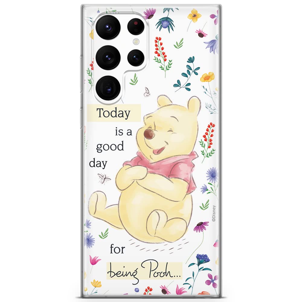 ERT GROUPMobile Phone case for Samsung S22 Ultra Original and Officially Licensed Disney Pattern Winnie The Pooh and Friends 029 optimally adapted to The Shape of The Mobile Phone, case Made of TPU