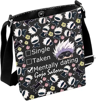 MNIGIU Anime Inspired Gift Anime Cosmetic Bag A-nime Lover G-ift A-nime Themed G-ift TakenBlack