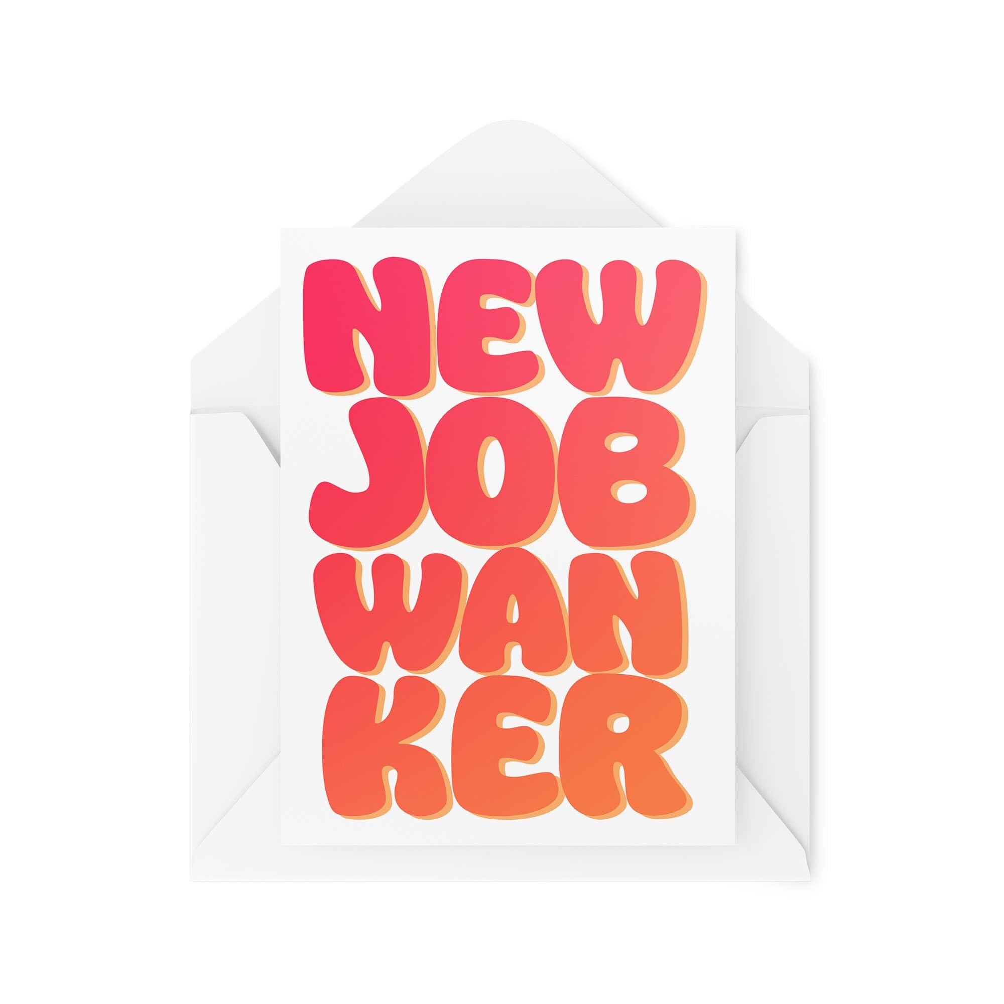 New Job Cards - New Job W*nker - Funny Colleague Cards - Office Cards - Office Bestie Cards - Funny Promotion Cards - CBH1976
