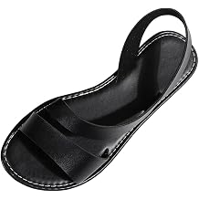 Womens Crisscross Wide Strap Open Toe Flat Slingback Sandals, Comfort Slip On Shoes, Lightweight Summer Footwear, Everyday & Beach Wear