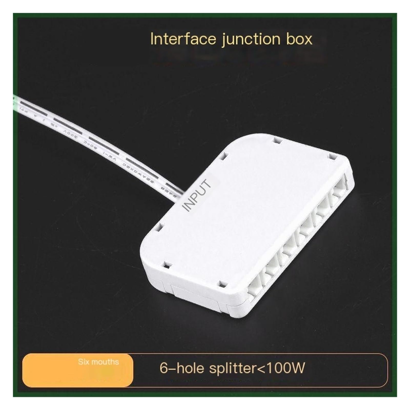 Alimentatore per illuminazione mobili | Uscita: 12V/24V; Caratteristiche: Controllo a sensore/Controllo centralizzato(6 port distribution box (3 pcs))