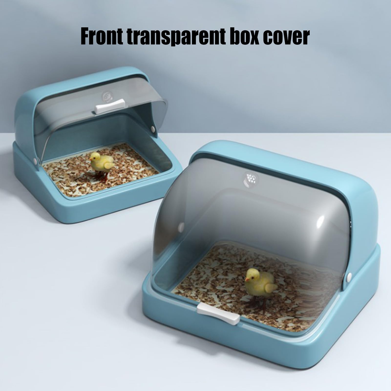 Caja de crianza para polluelos, cría de pollitos de bebé, Caja de cría de incubadores de pájaros más cálidos de pollo, Caja de anidación visual, almohadilla de calentamiento de 3 temperatura,