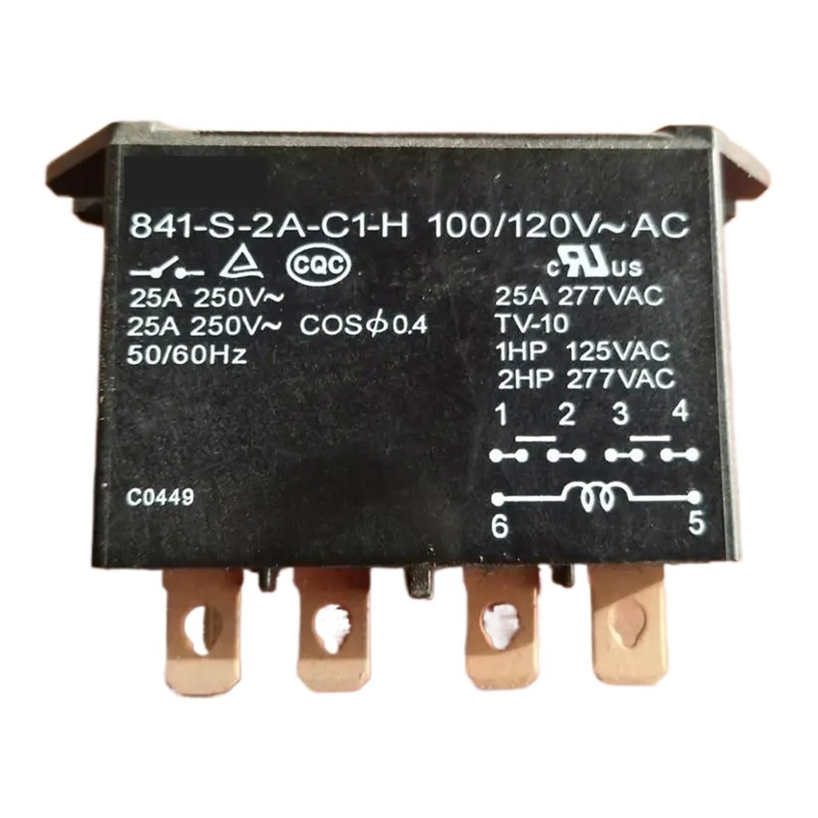 Relé de potencia 841-S-2A-CH para automatizar la climatización y maquinaria en su taller