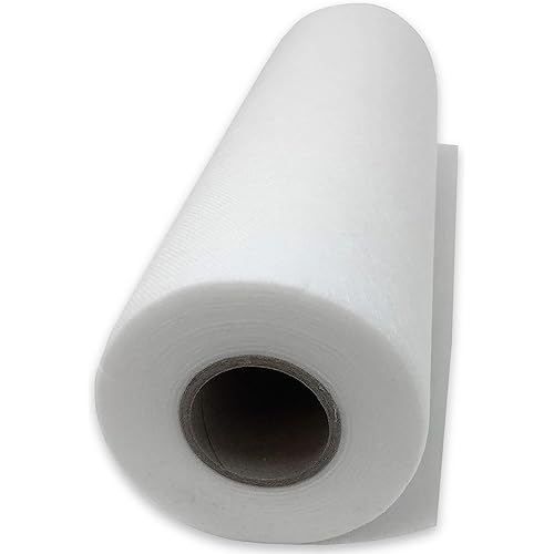 H.B.I. Wash Away Water Soluble Stabilizer for Embroidery Roll, Stabilizer for Embroidery Machines, 12" x 25 Yards, 1.5 oz, Backing for Machine & Hand Embroidery.
