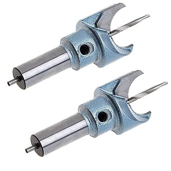 2 pcs 1.5mm Center Hole Wooden Buddha Beads Balls Drill Bit Hole Cutter Router Woodworking Milling Cutter Wood Router Bit Woodworking Tools for 8MM and 12mm Beads