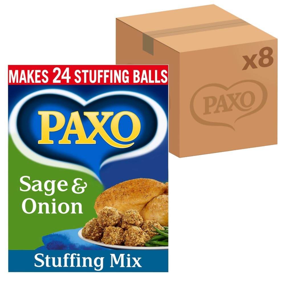 PaxoSage and Onion Stuffing Mix, 340 g Box (Pack of 8)