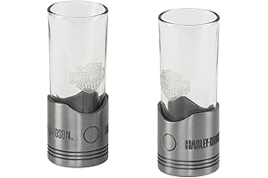 Harley-Davidson Piston Shot Glass Set: Precision Crafted for Unforgettable Celebrations