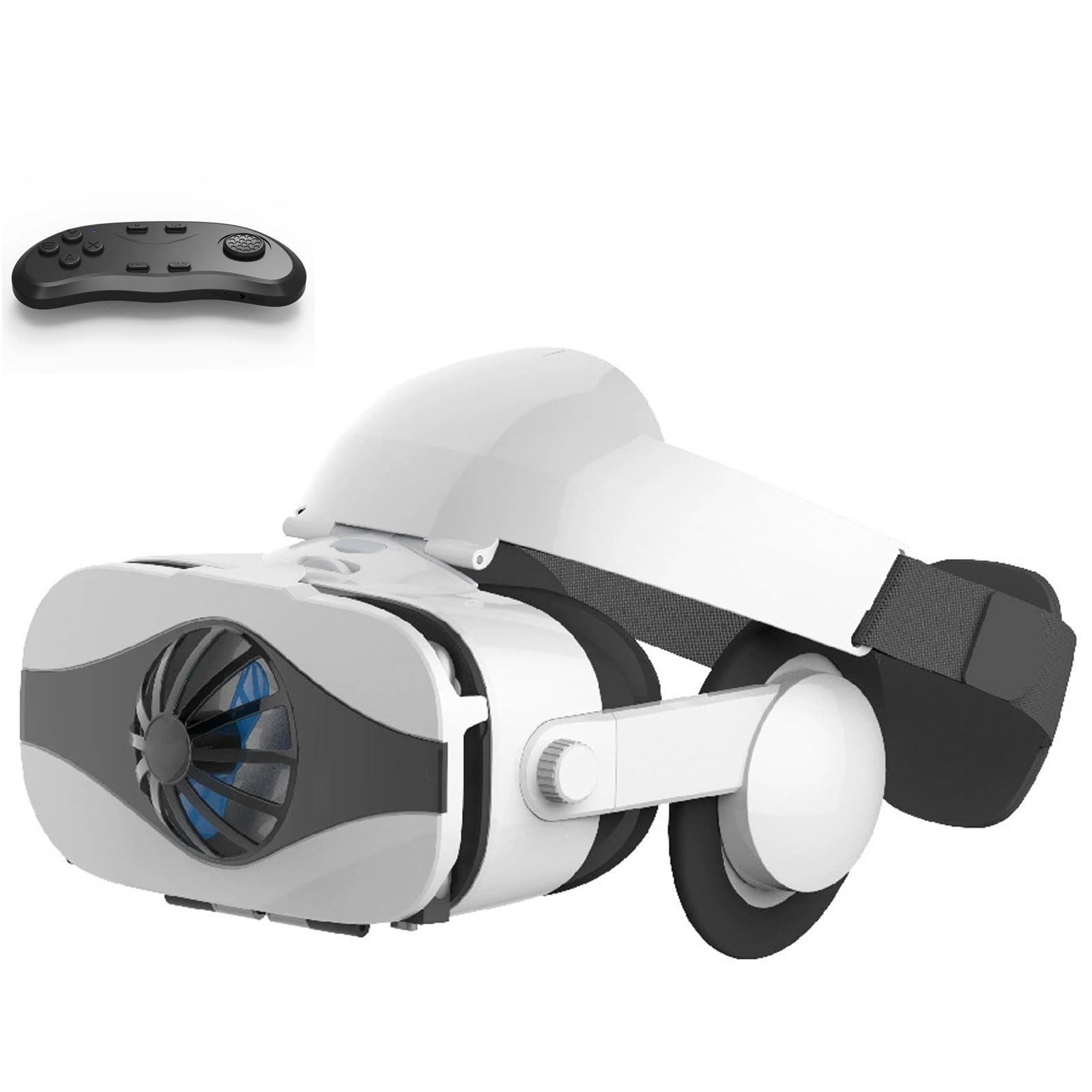 Gafas 3D de Realidad Virtual, Gafas VR, 3D VR Gafas de Realidad Virtual, Gafas 3D VR para Smartphone, Compatible 4.7-7.2 Inch' Smartphone Amplia compatibilidad por Android/iOS(D)