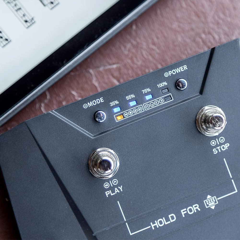 Bezprzewodowy Przewracacz Stron Pedałów, Akcesoria Do Instrumentów Muzycznych Do Pedałów, Ciche Przewracanie Stron, Kompatybilny Z Ios, Windows, Android I Innymi Systemami