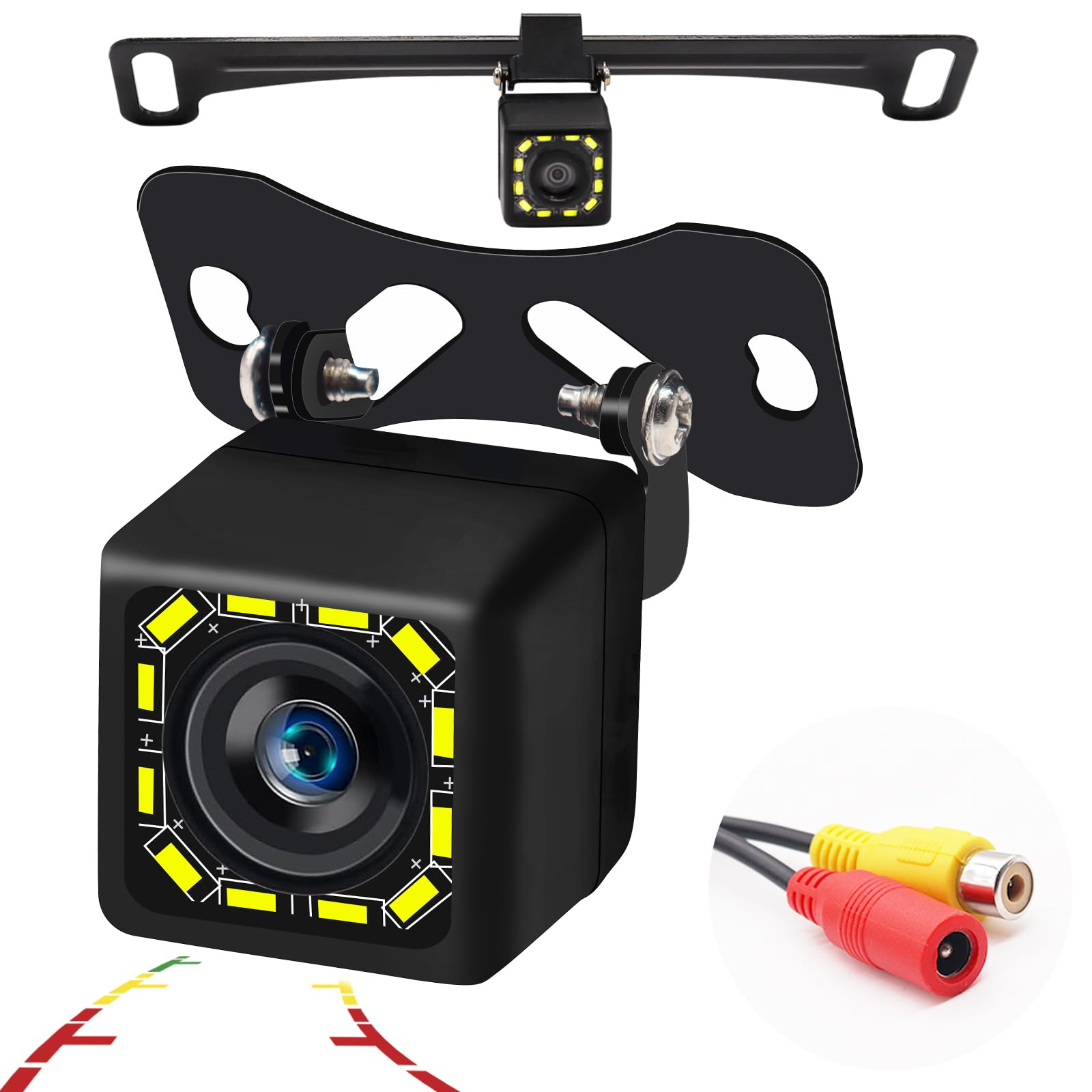 Amazon.com: Aienxn Car Backup Camera Set, 170° Wide View Angle ...