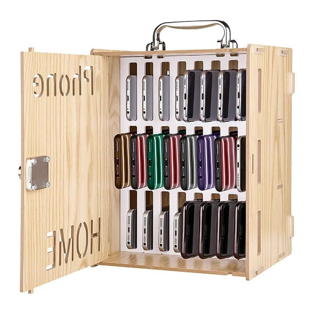 NUOBESTY Support De Stockage Téléphones Portables PVC - Casier Classe Salle De Classe, Bureau Ou Maison, Robuste Et Élégant