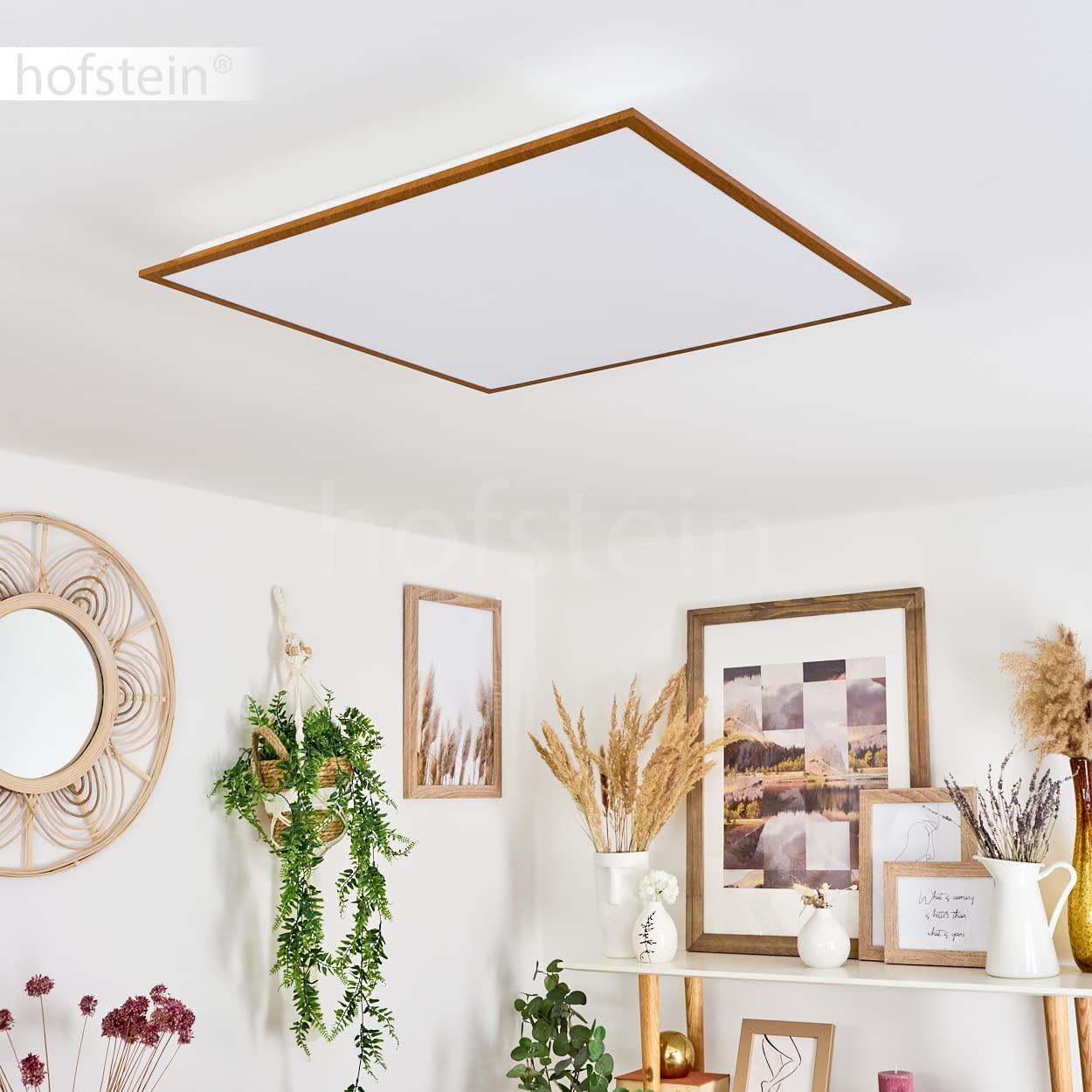 Barasat LED Panel Deckenleuchte | 36 Watt | Dimmbar & Farbwechsel | Bluetooth Lautsprecher | Fernbedienung