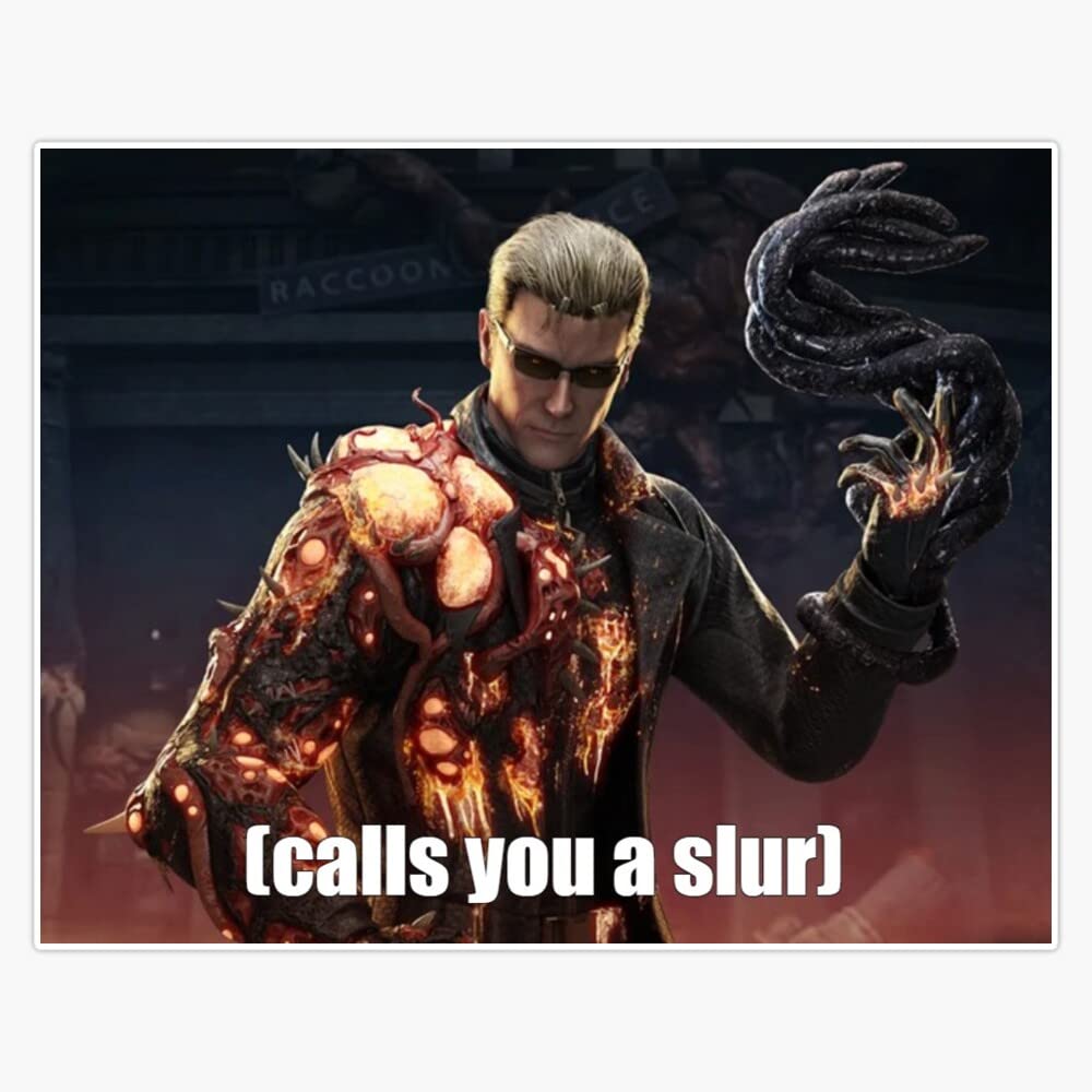 Albert Wesker Dbd Bumper Sticker Vinyl Decal 5"