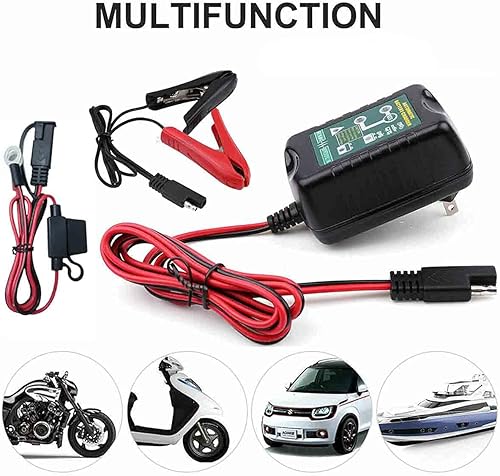 Miniatura 9 de Cargador de batería automático Mantenedor Motocicleta Trickle Float para Tender 6V 12V