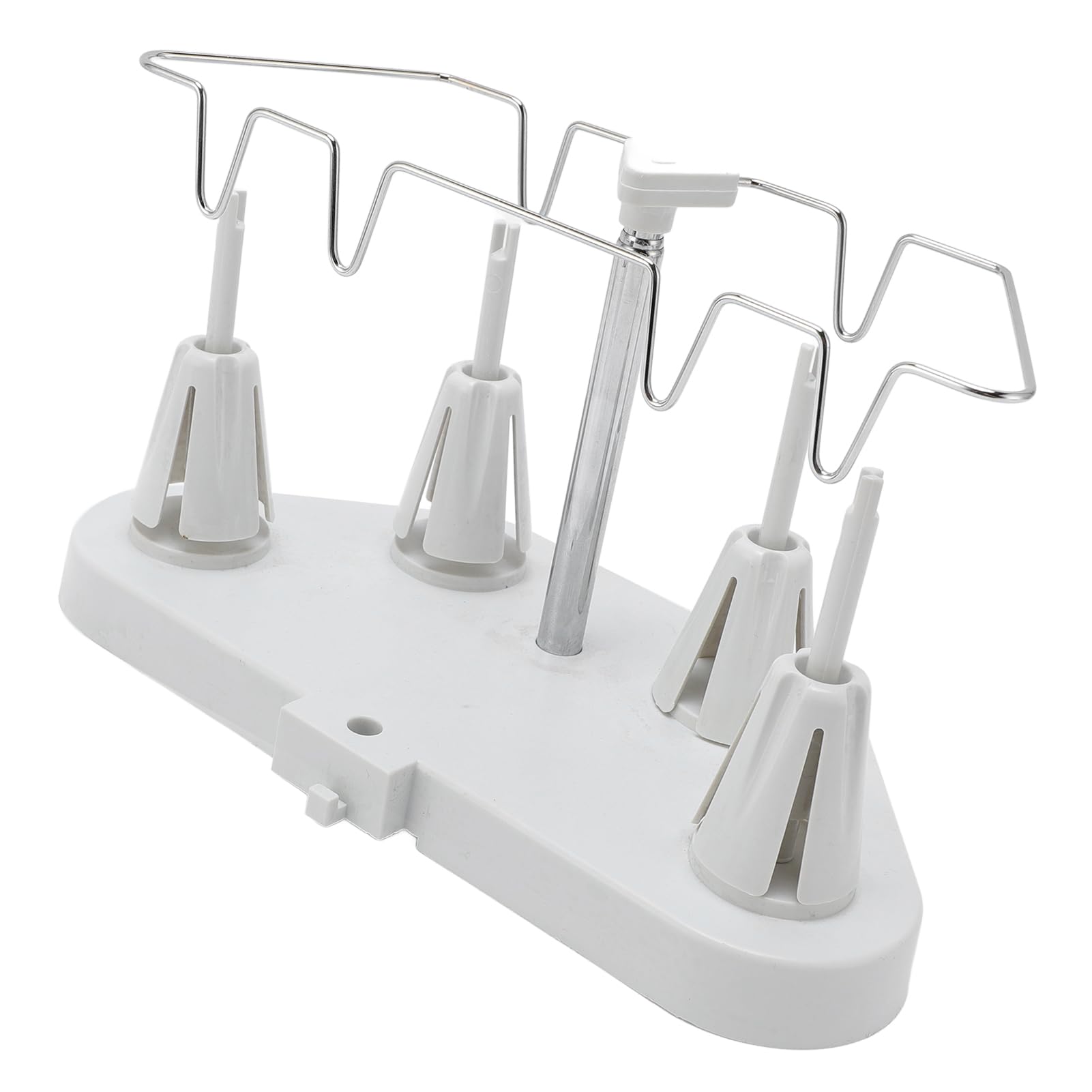 Spool Thread Stand Multifunctional Trapezoidal 4 Thread Holder Movable Adjustable Height Plastic for FY505 Sewing Machine