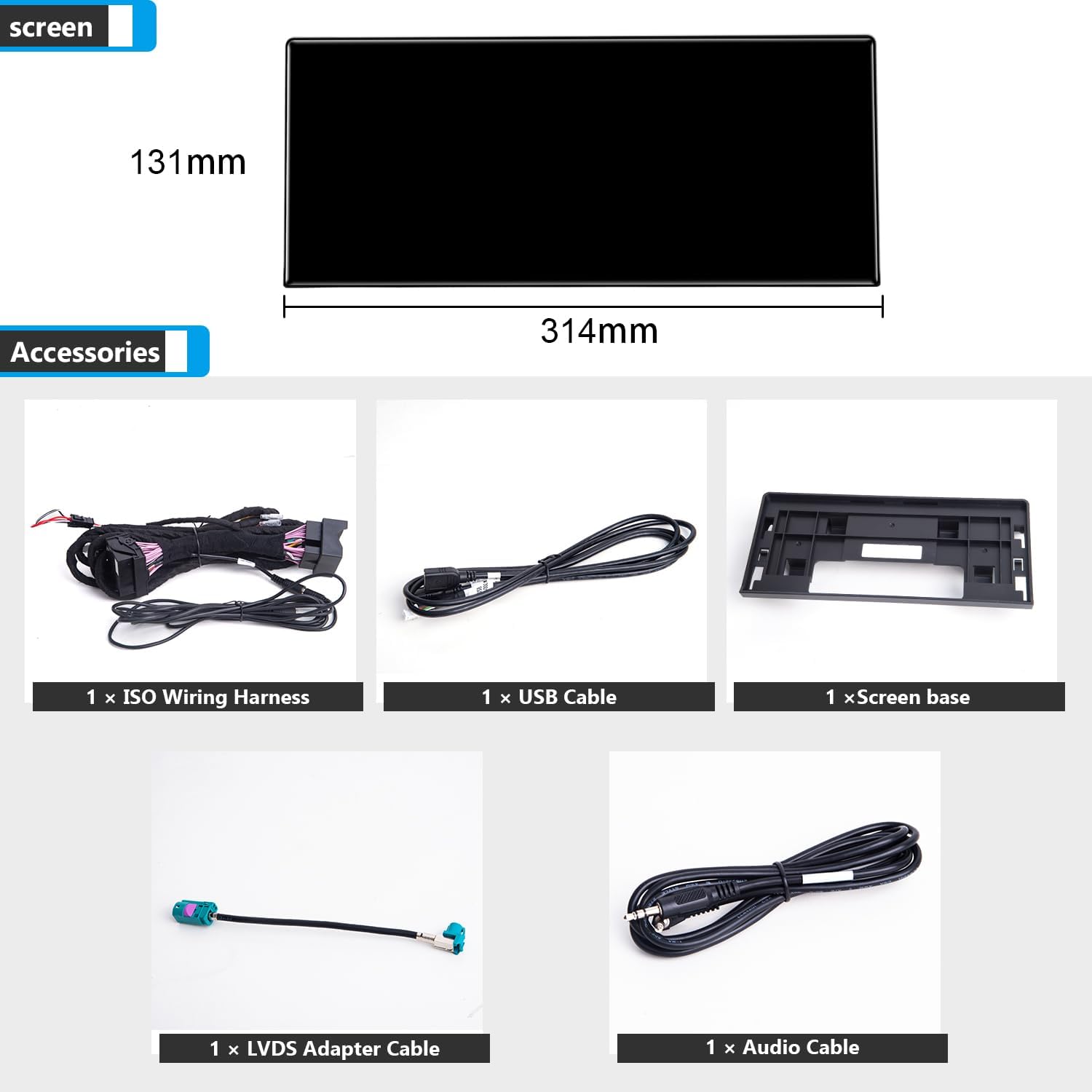 PEMP Ultra-Thin 12.3" for BMW i3 l01 NBT (2013-2017) Wireless and Wired CarPlay Android Auto Screen Calls Using The OEM Bluetooth