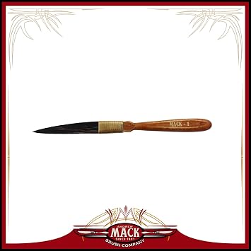 Andrew Mack STR8LINES Synthetic Squirrel Pinstriping Brush Size 1