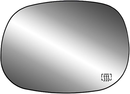 Sistema de Ajuste climatizada Sustitución vidrio de espejo con placa de respaldo, Lado de conductor (izquierdo)