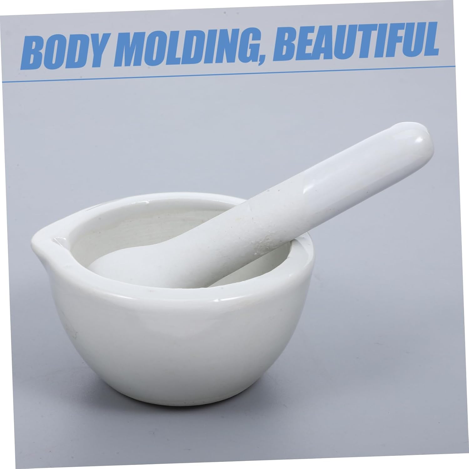 Solid Enamel Grinder Rod 60mm Research Bowl Unglazed Lab Chemicals Consumables Efficient Grinding
