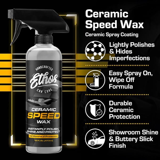 Ethos Ceramic Speed Wax – Spray de Cera Cerámica SiO2 para Autos miniatura 2