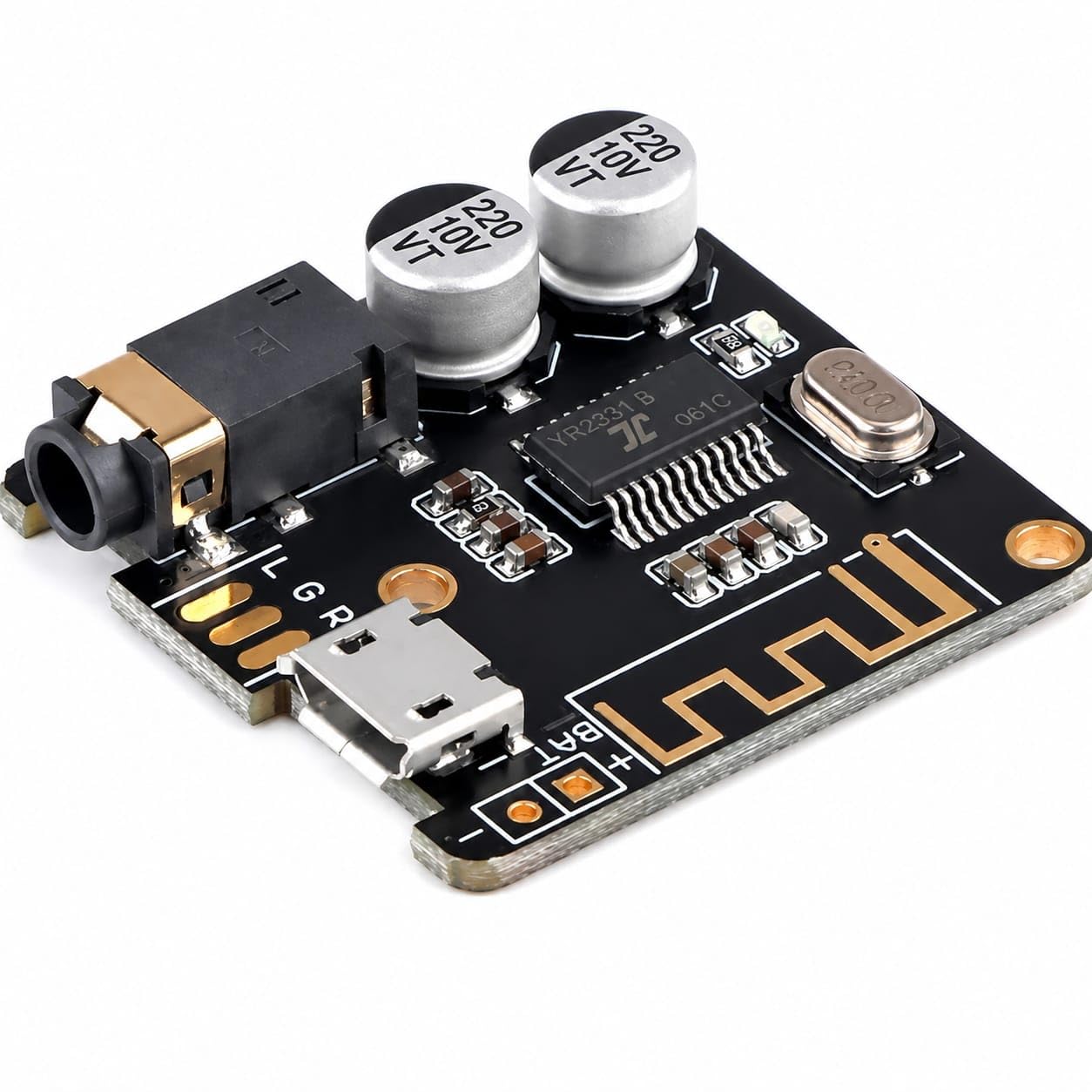Wireless Bluetooth Audio Receiver Module Board with 3.5mm AUX Output, USB Powered Stereo Music Decoder, DIY Bluetooth 5.0 Audio Module for Speakers, Amplifiers & Car Audio Systems-image-36