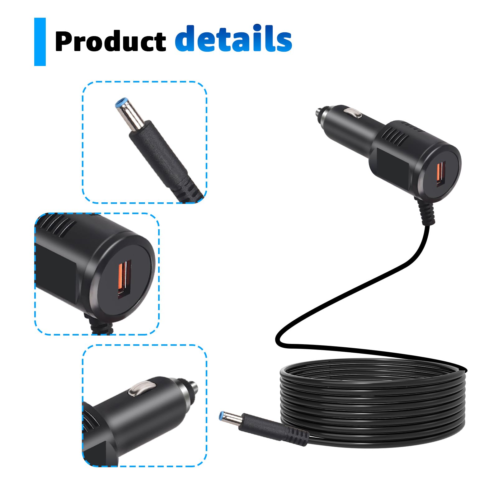 Cargador de coche de 5 V con puerto USB para Rand McNally GPS, compatible con TND Tablet 85, TND 740,750, OverDryve 7, 8 Pro y sistemas GPS de camión RV - Incluye adaptador de CA de repuesto magnético