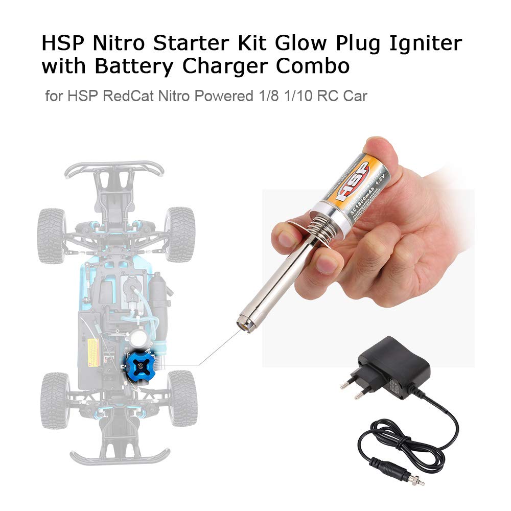Buy Nitro Starter Kit Glow Plug Igniter with Battery Charger Combo for