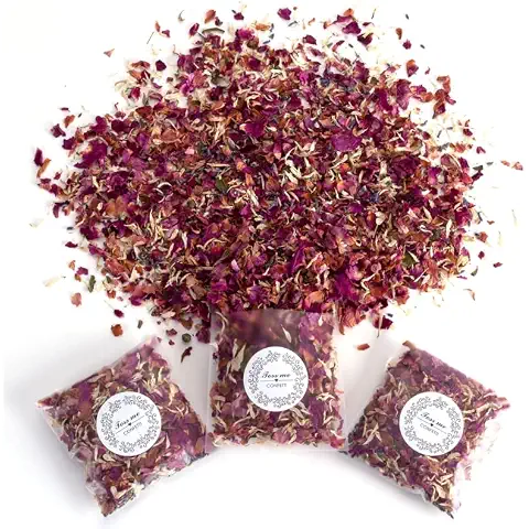 Confeti de Pétalos de Rosa Biodegradable para Bodas Cover