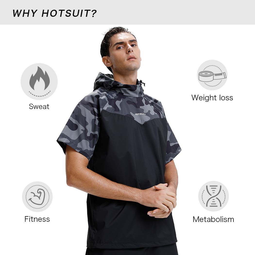 Amazon.co.jp: HOTSUIT サウナジャケット メンズ サウナスーツ ジム