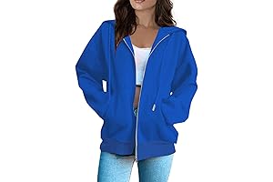 Ladies Plus-Size Jackets: Stay Warm & Stylish with our Drawstring Zip-Up Hoodies