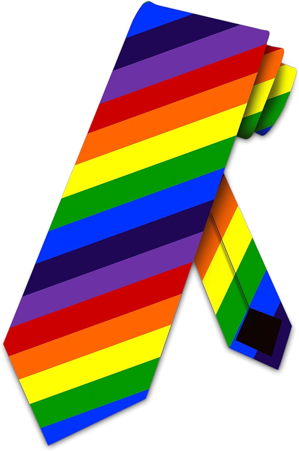 Three Rooker Pride Ties LGBTQ Necktie Rainbow Neckties
