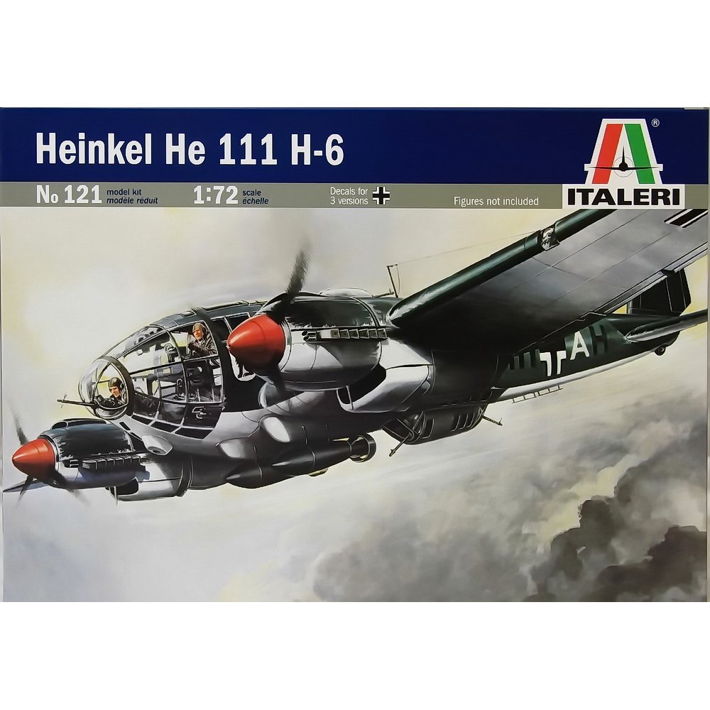 Amazon | タミヤ イタレリ 121 1/72 ハインケル He111 H-6 プラモデル  