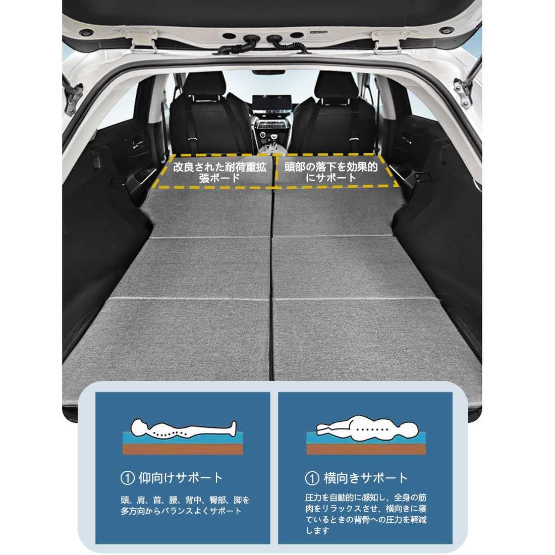 Amazon.co.jp: 2025 新型 車中泊 マット【に適用10系シエンタ 5