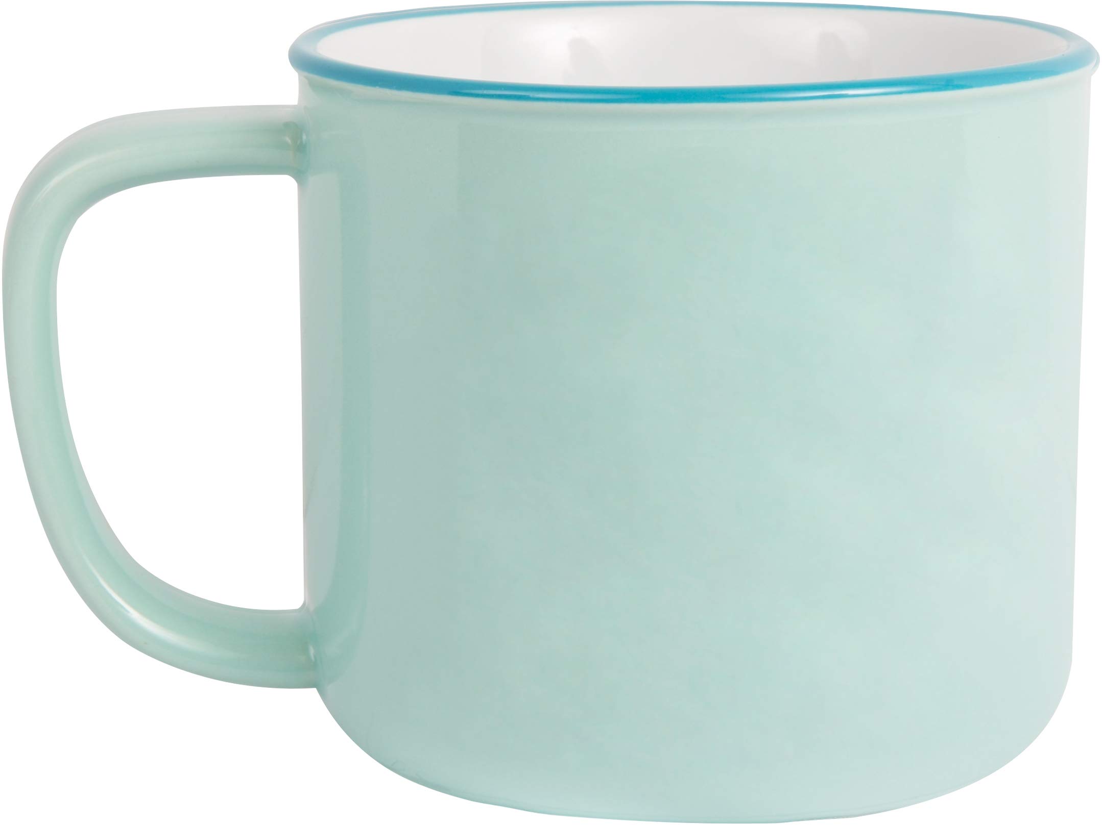Pavilion Gift Company 67519 - Taza de café grande de gres de 17 onzas, la vida es mejor en la playa, color azul